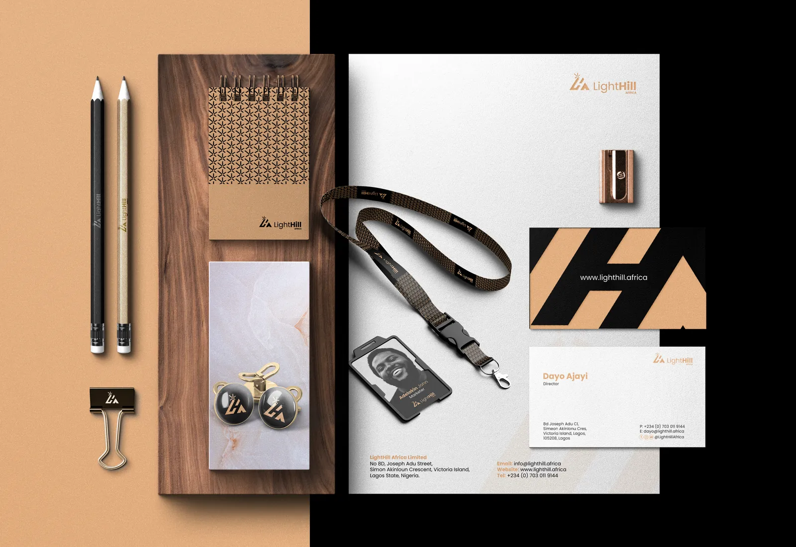 LightHill stationery