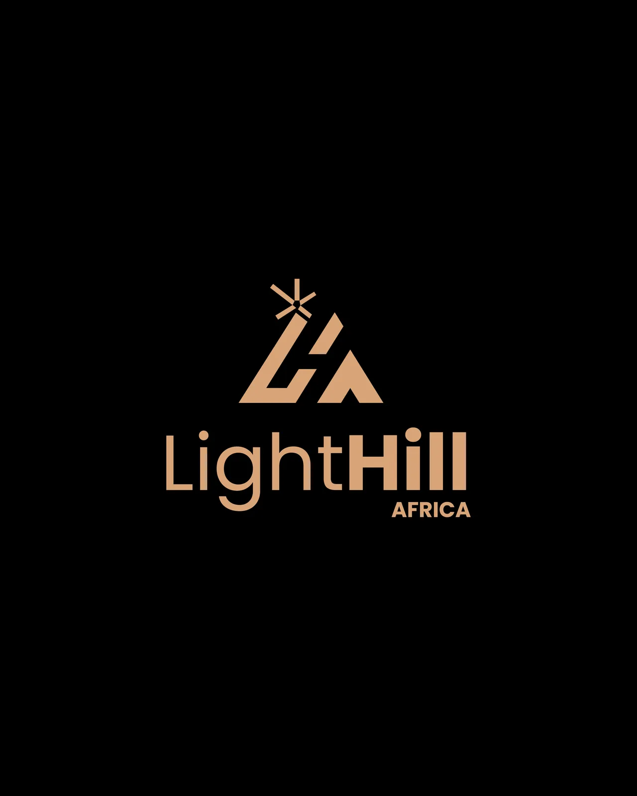 LightHill logo on black